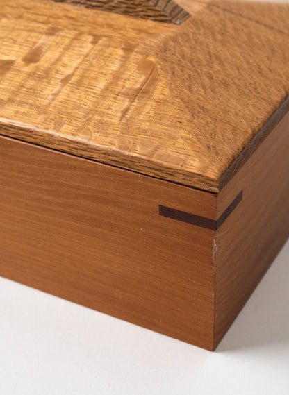 Timber Treasure Box - Silky Oak and Totora