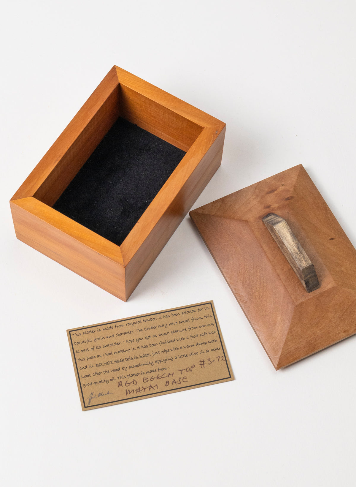 Timber Treasure Box - Red Beech and Matai