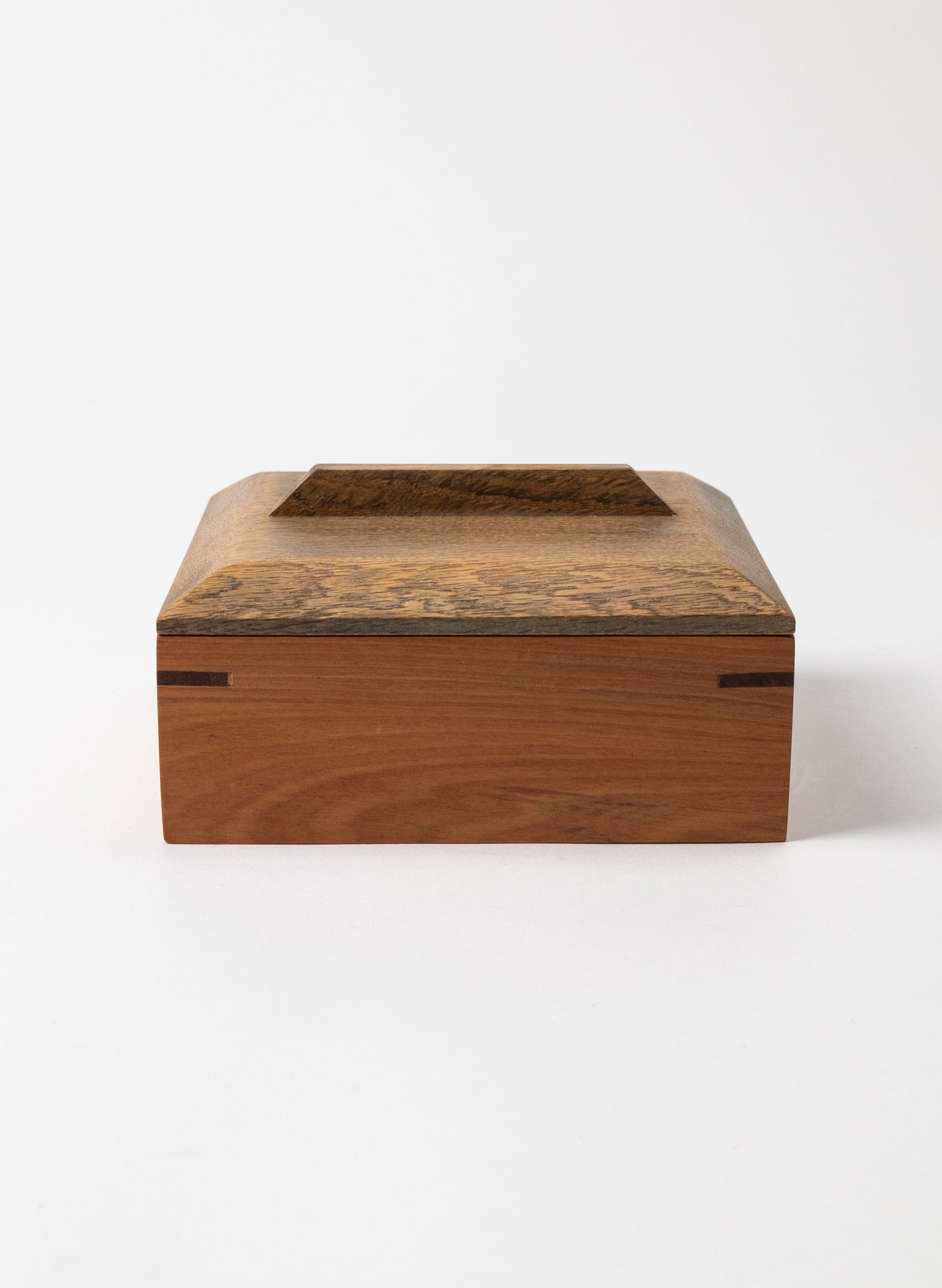 Timber Treasure Box - Stained Oak and Matai