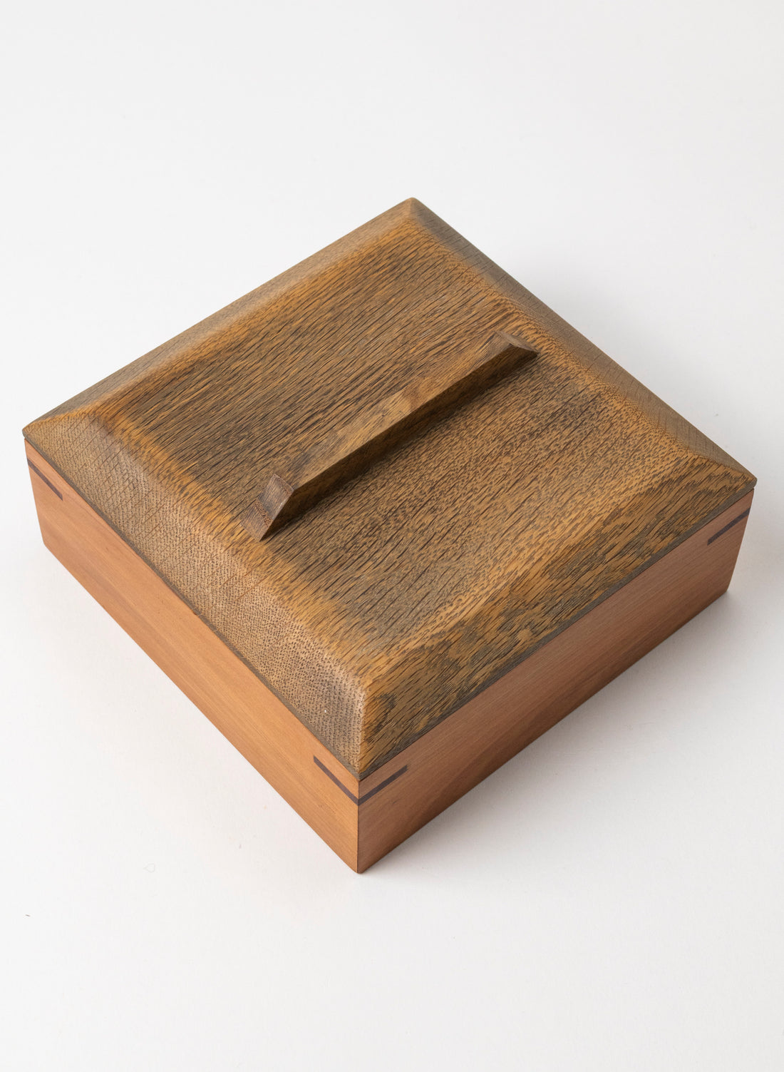 Timber Treasure Box - Stained Oak and Matai