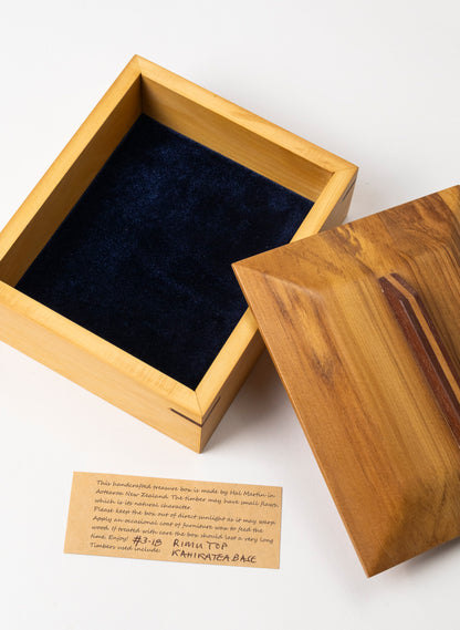 Timber Treasure Box - Rimu and Kahikatea
