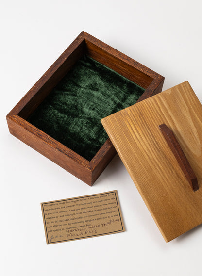 Timber Treasure Box - Kwila and Unknown Top