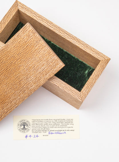 Timber Treasure Box - Rewarewa