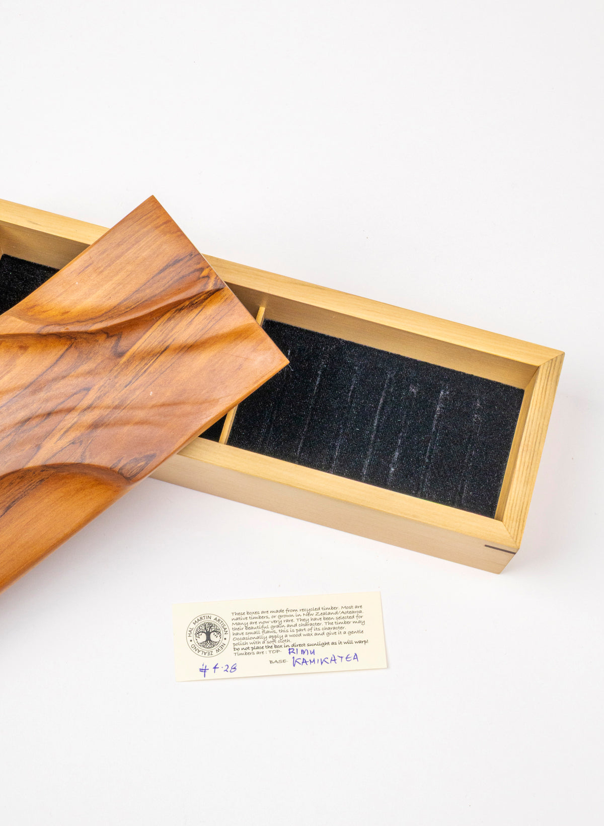 Rimu and Kahikatea Timber Treasure Box