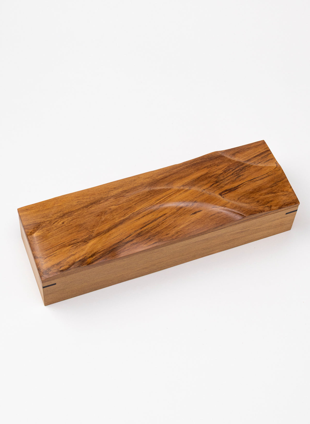 Sculptured Rimu Timber Treasure Box