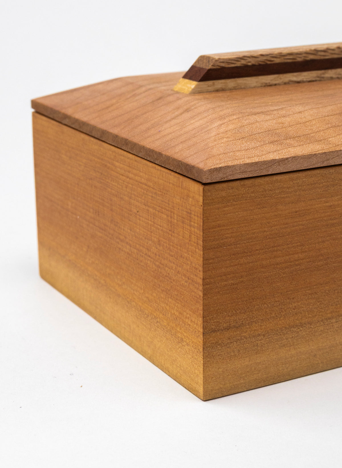 Timber Treasure Box with Matai Base and Red Beech Lid