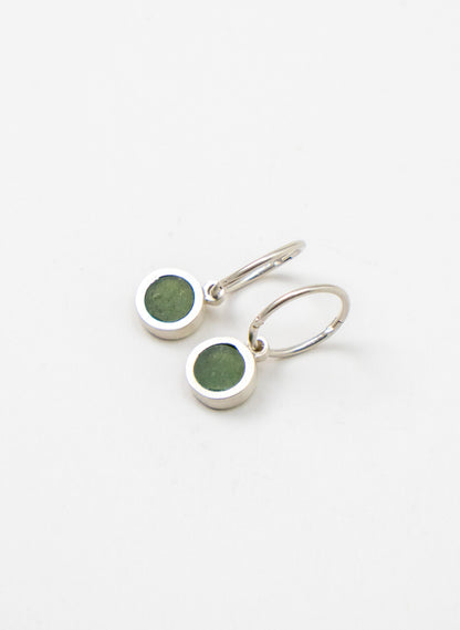 Pounamu Hoop Stud Earrings