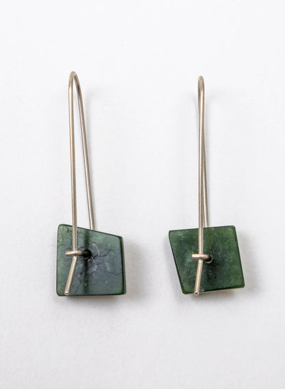Pounamu Drop Eaarings