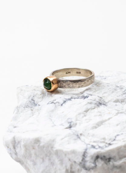 Dual Gold Pounamu Ring