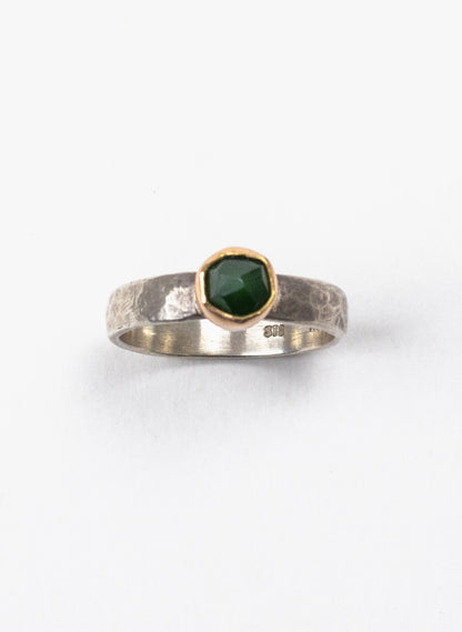 Dual Gold Pounamu Ring