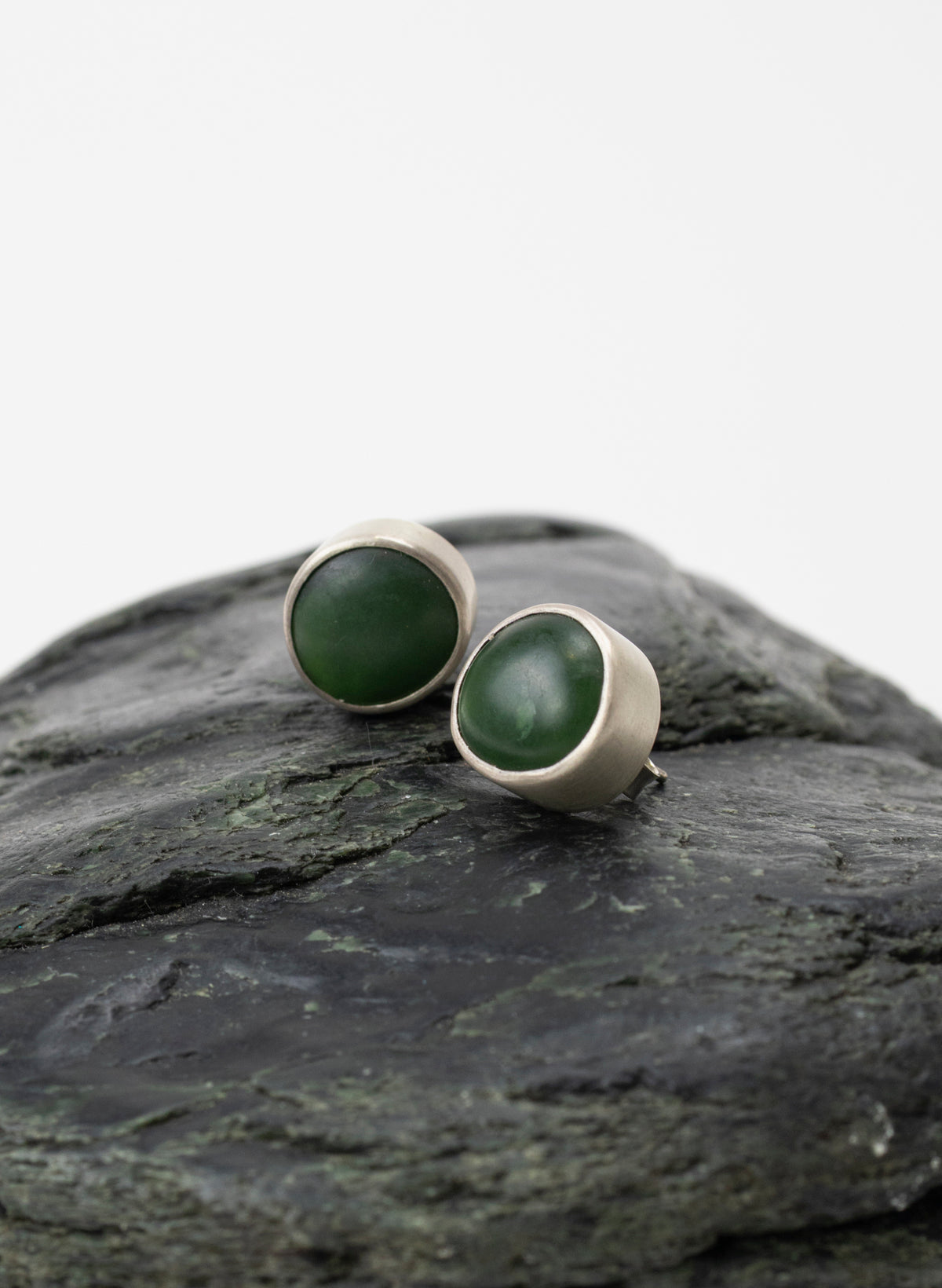 Pounamu Stud Earrings