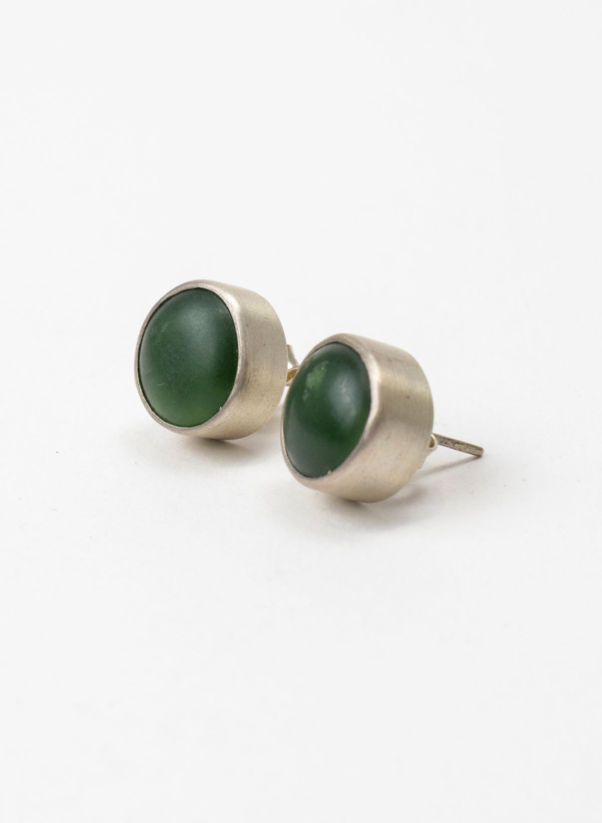 Pounamu Stud Earrings