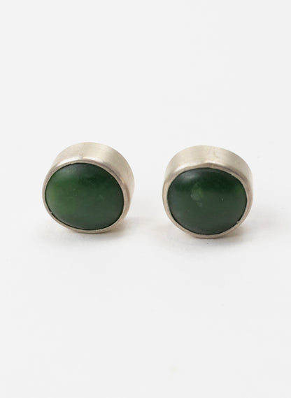 Pounamu Stud Earrings