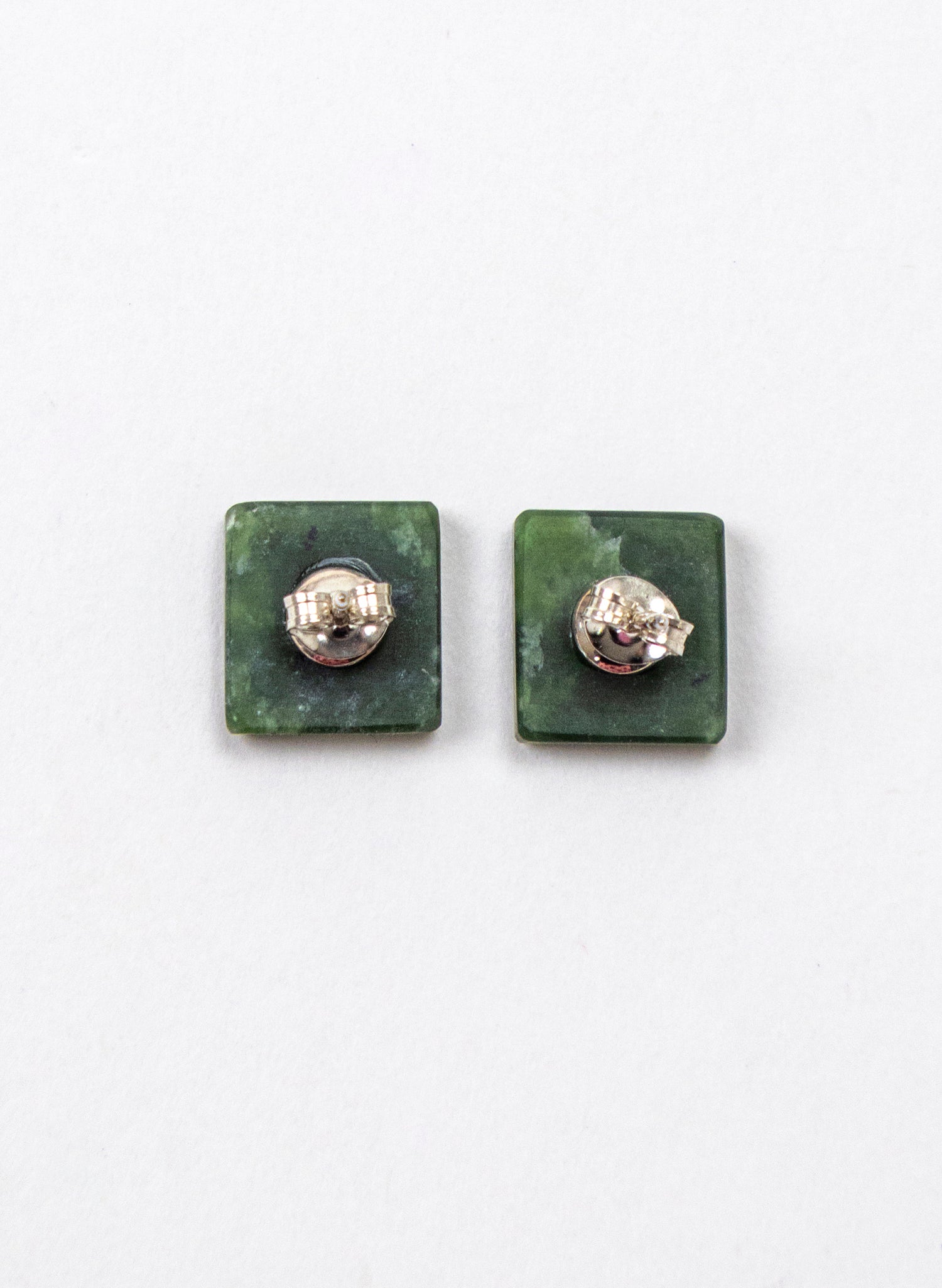 Square Dot Greenstone Studs