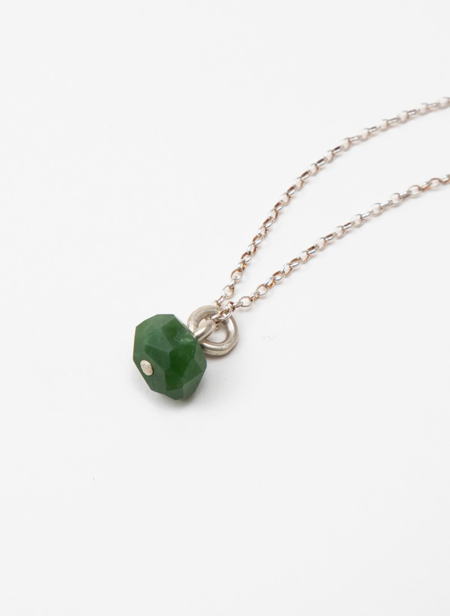 Faceted Rock Pounamu Pendant
