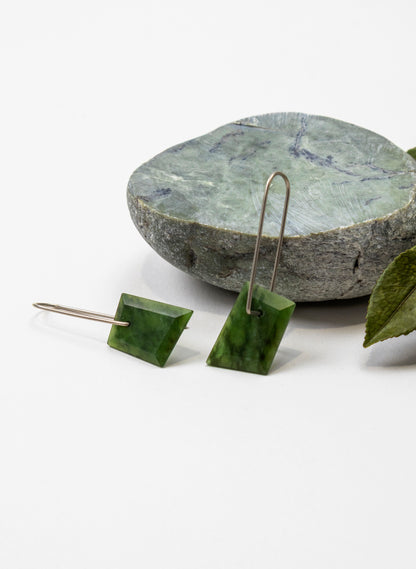 Pounamu Drop Earrings