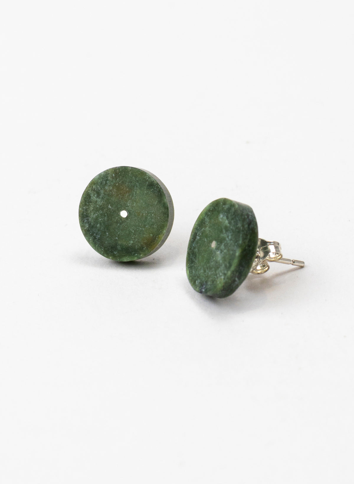 Round Dot Greenstone Studs