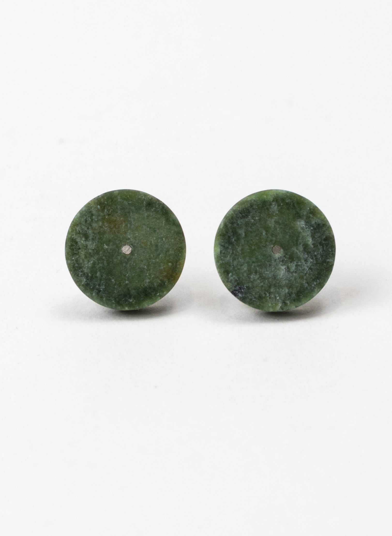 Round Dot Greenstone Studs