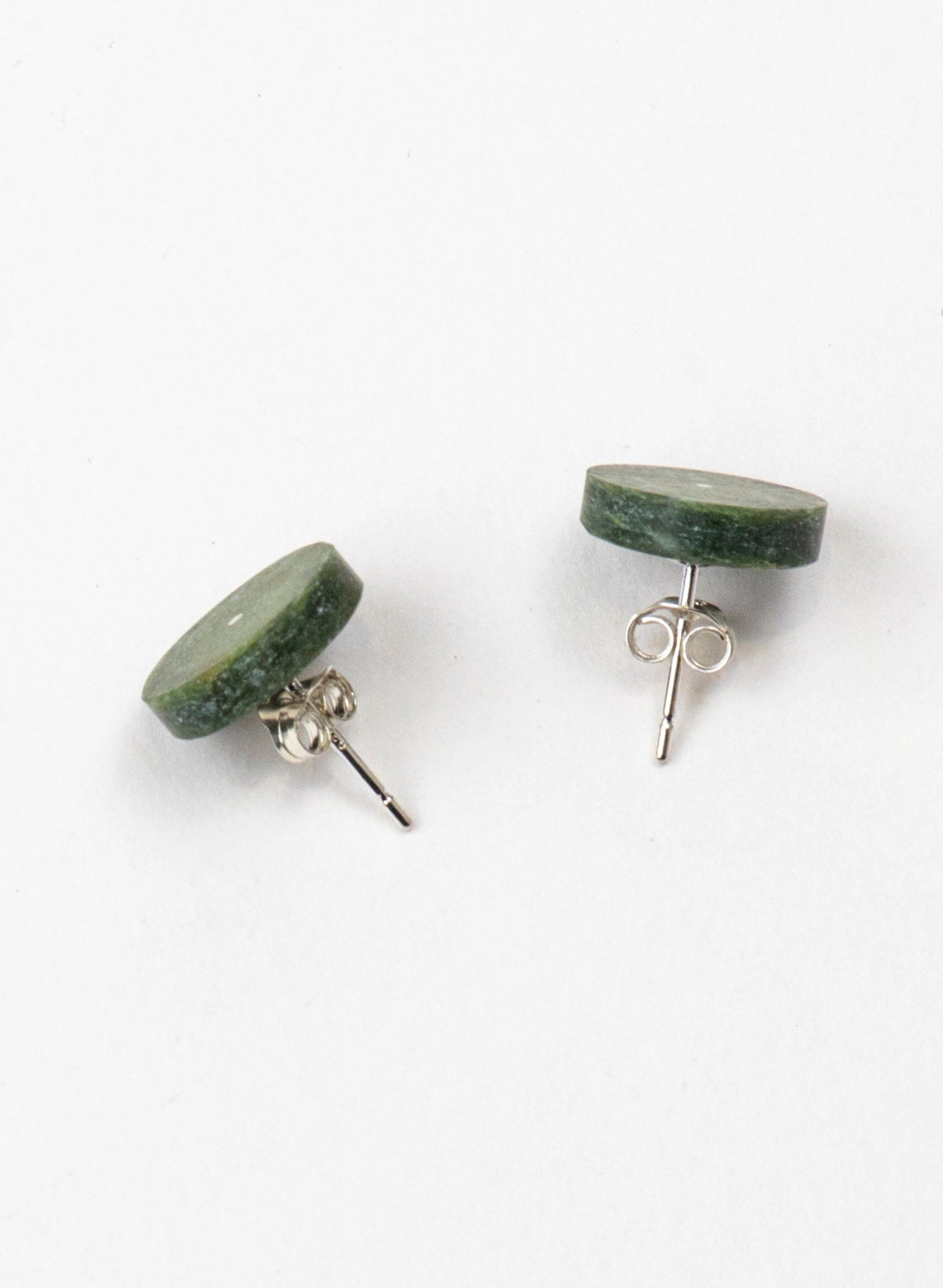 Round Dot Greenstone Studs