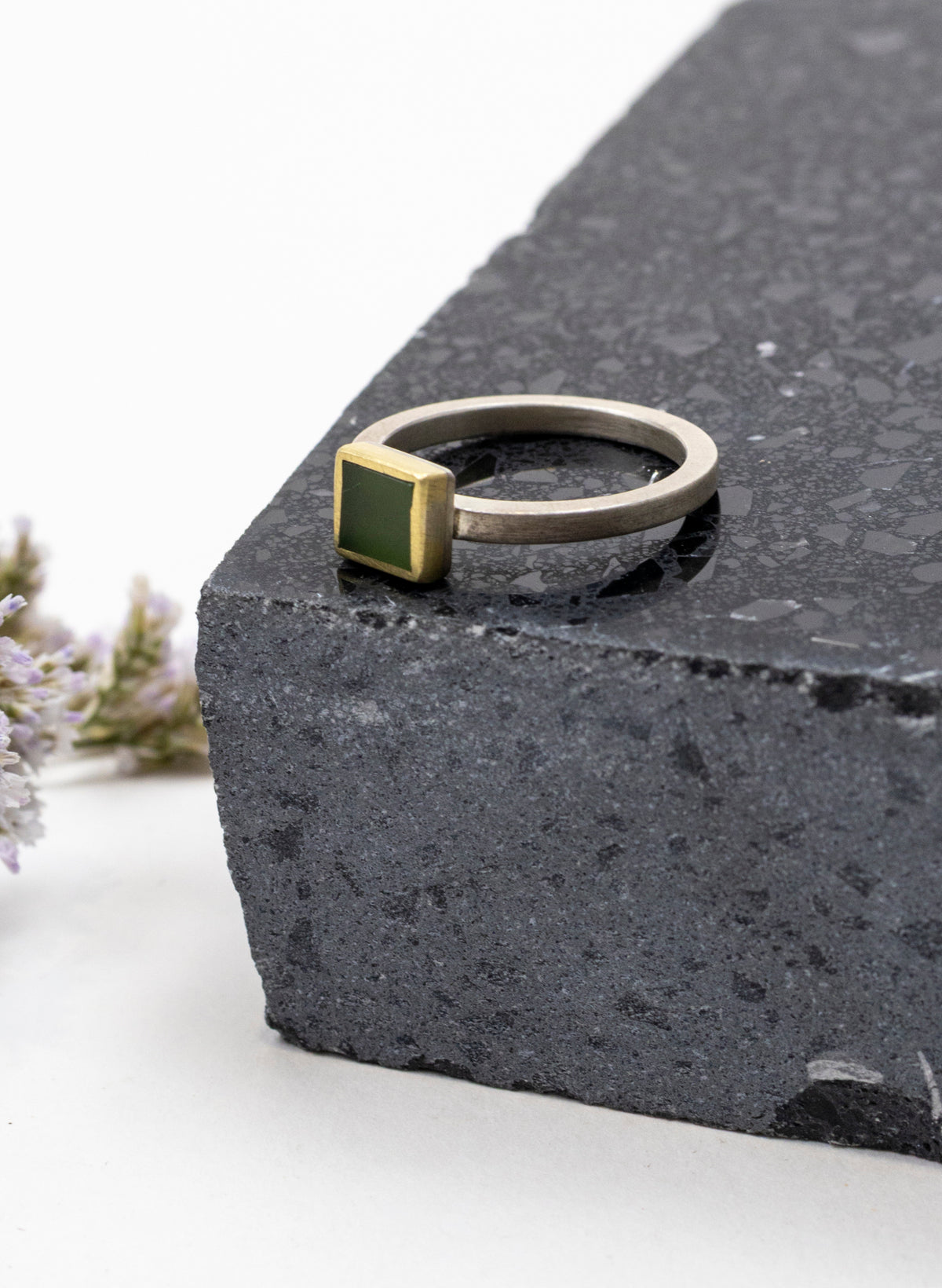 Dual Gold Pounamu Ring