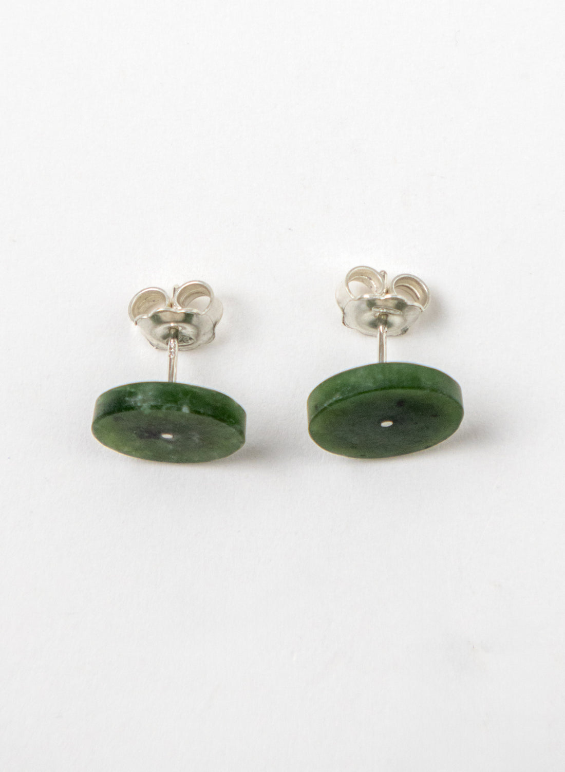 Dot Pounamu Stud Earrings