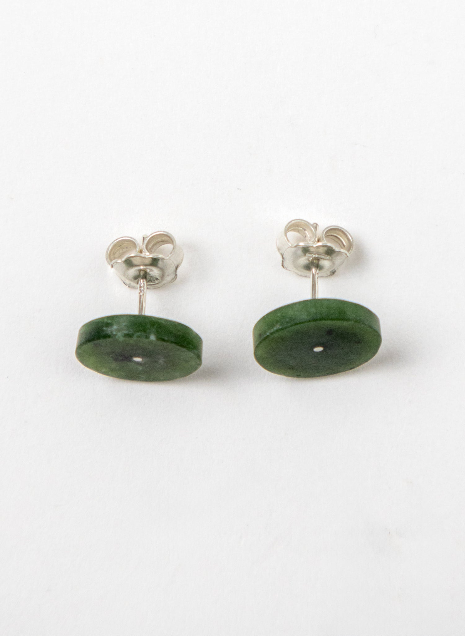 Dot Pounamu Stud Earrings