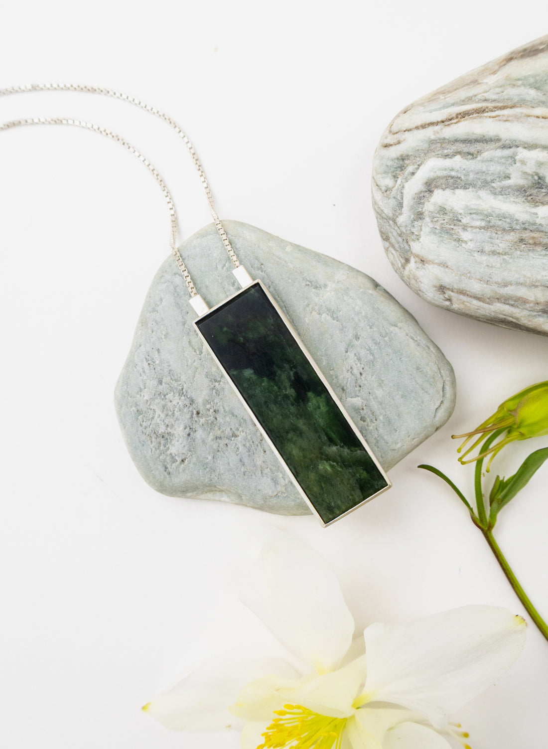 Column Pounamu Pendant B