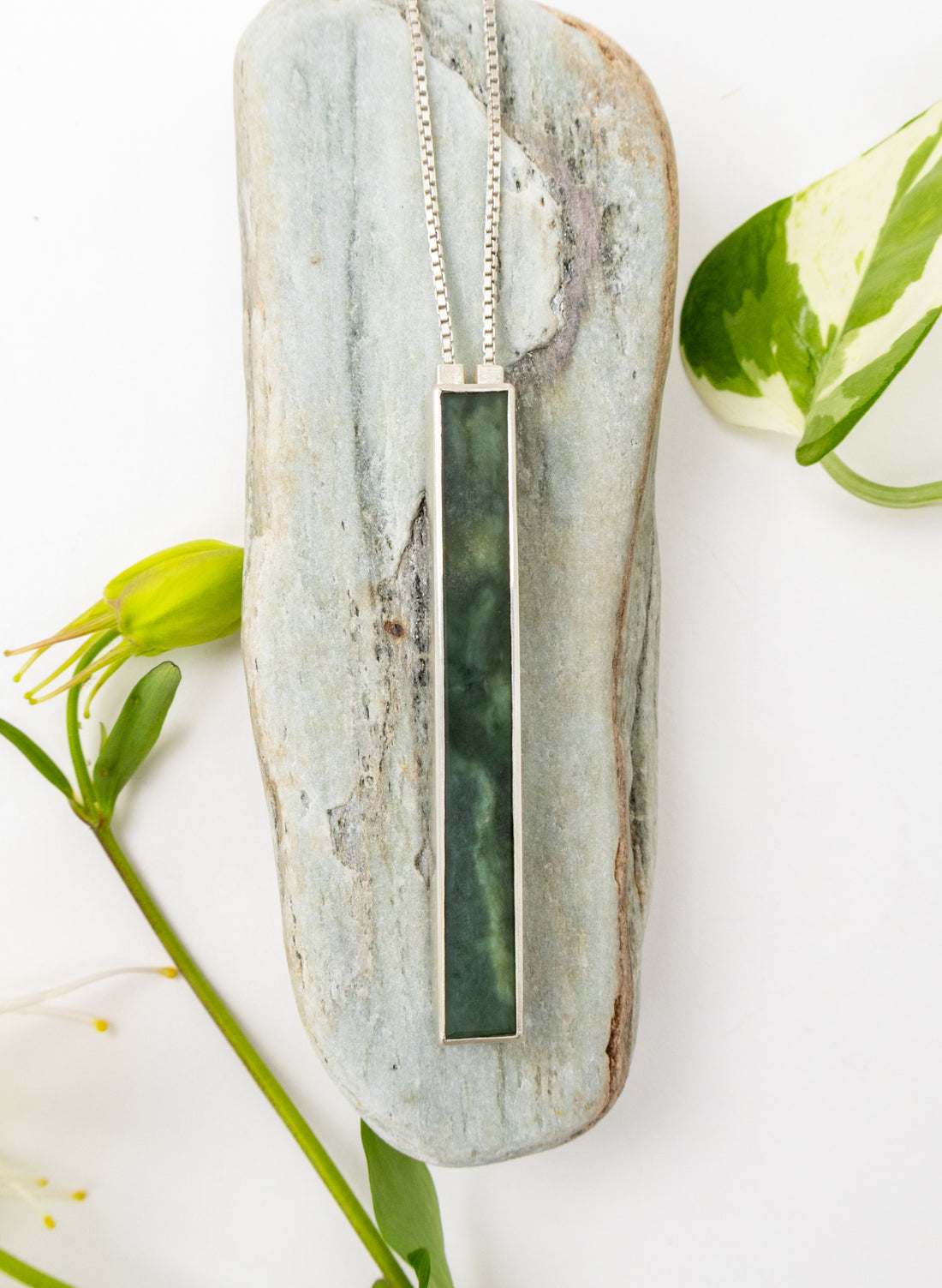 Column Pounamu Pendant C