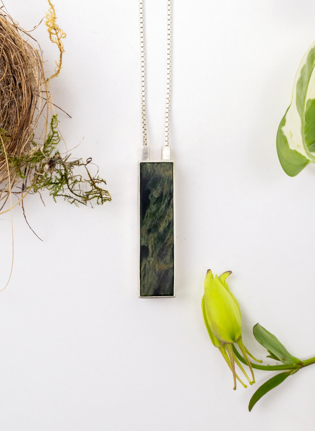 Column Pounamu Pendant D