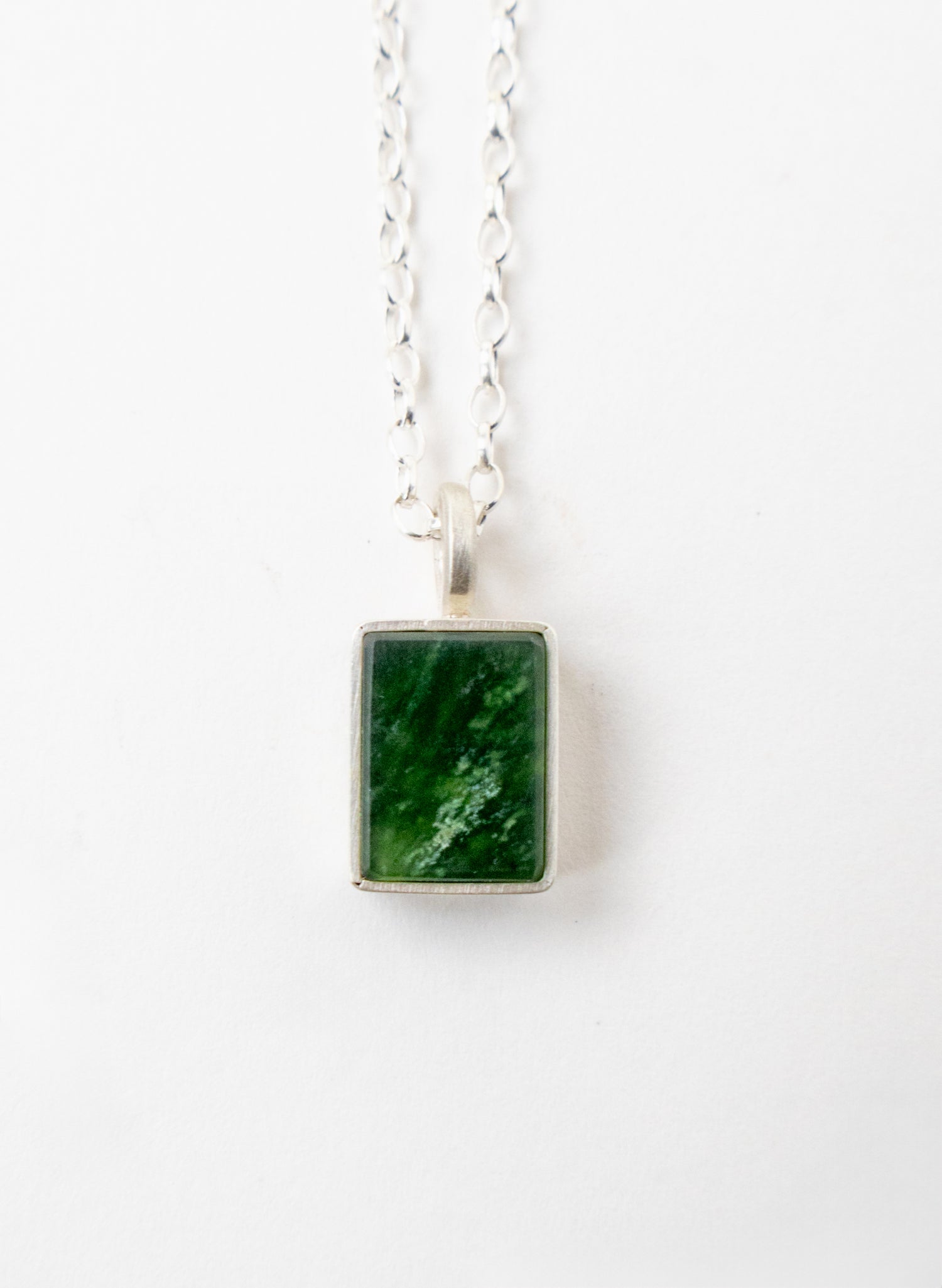 Pounamu Box Pendant B