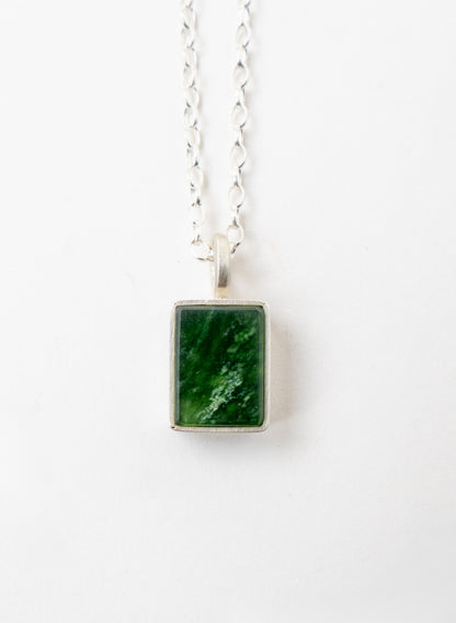 Pounamu Box Pendant B