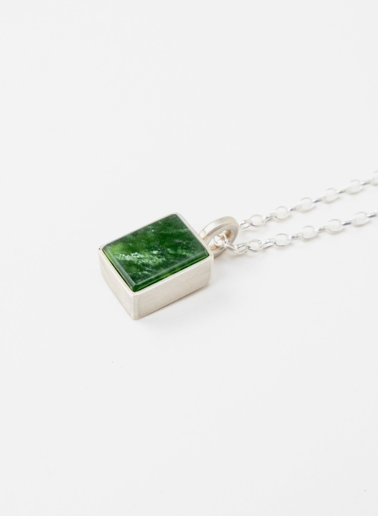Pounamu Box Pendant B