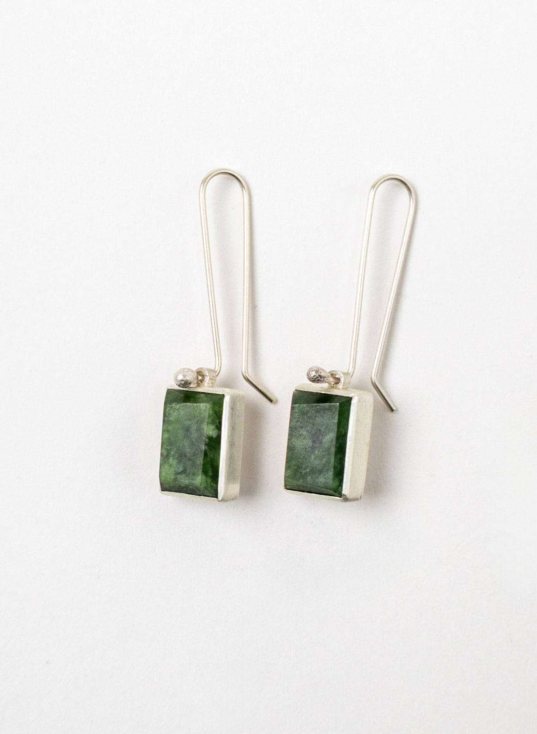Geometric Facetted Box Earrings A