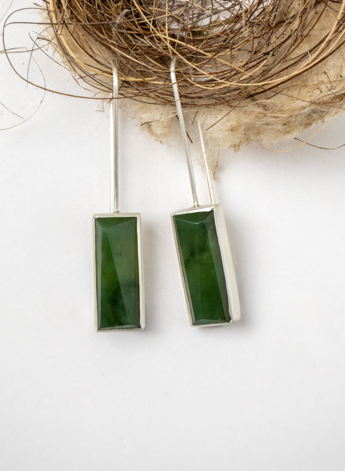 Geometric Facetted Box Earrings B