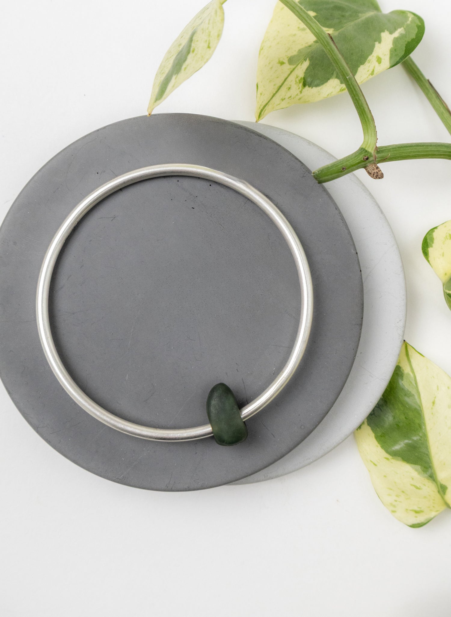 Pebble Pounamu Bangle Small