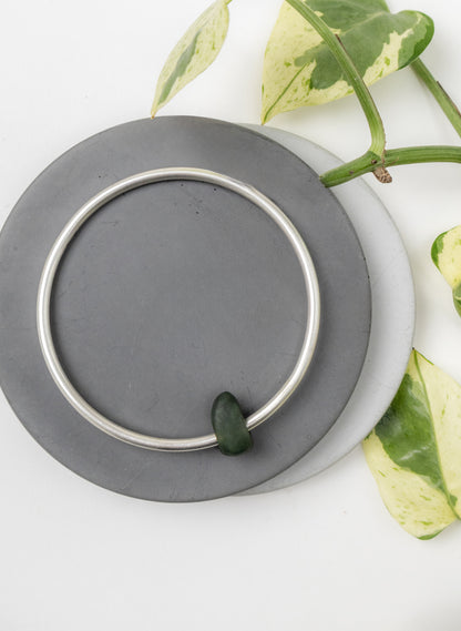 Pebble Pounamu Bangle Small