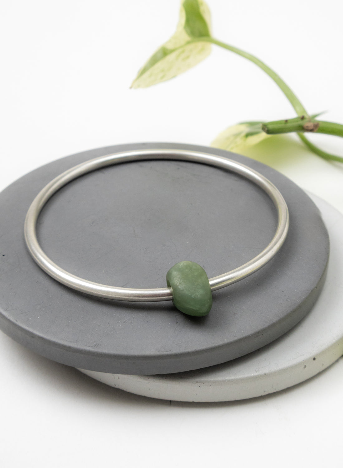 Pebble Pounamu Bangle Medium