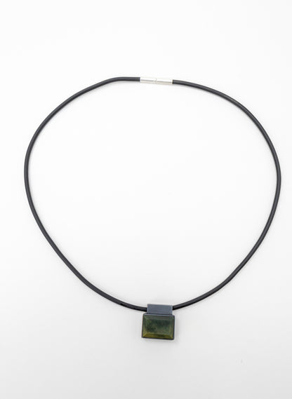 Geometric Pounamu Gem Pendant