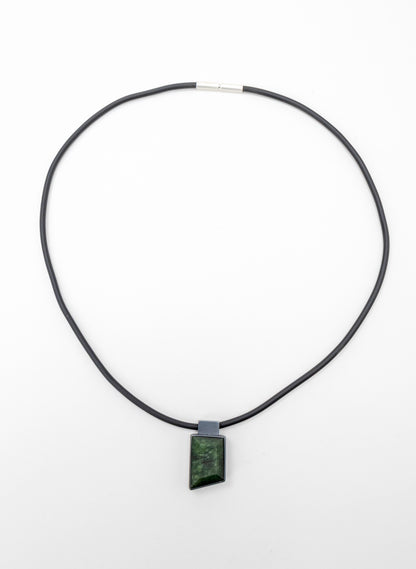 Geometric Pounamu Gem Pendant