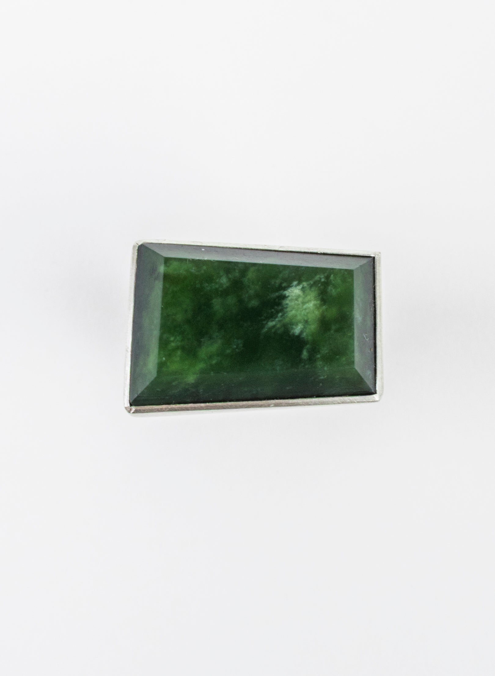 Monument Stirling Silver Pounamu Ring