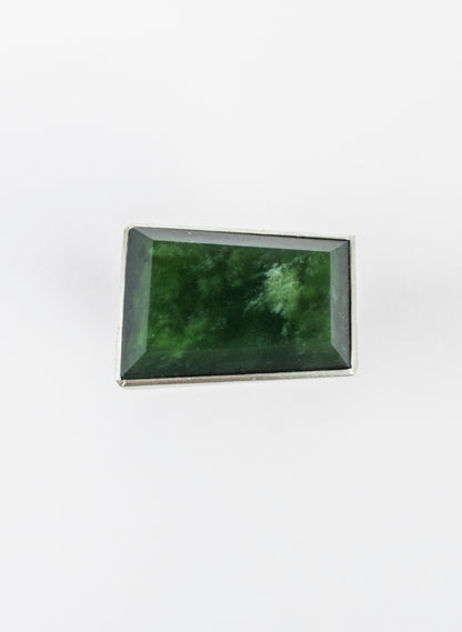 Monument Stirling Silver Pounamu Ring