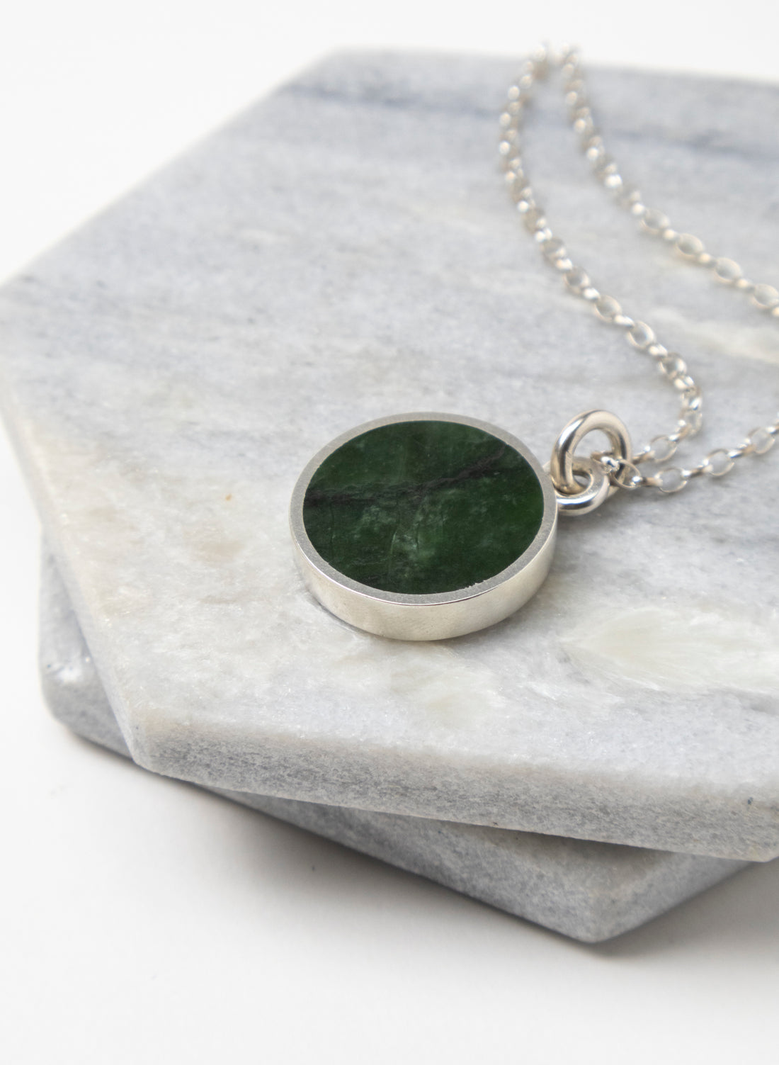 Large Caim Pendant - Pounamu