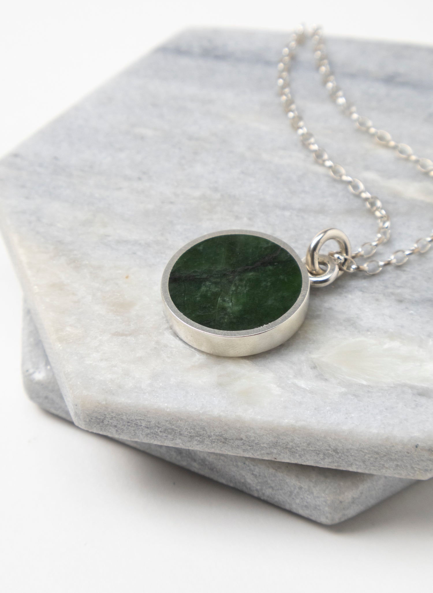 Large Caim Pendant - Pounamu