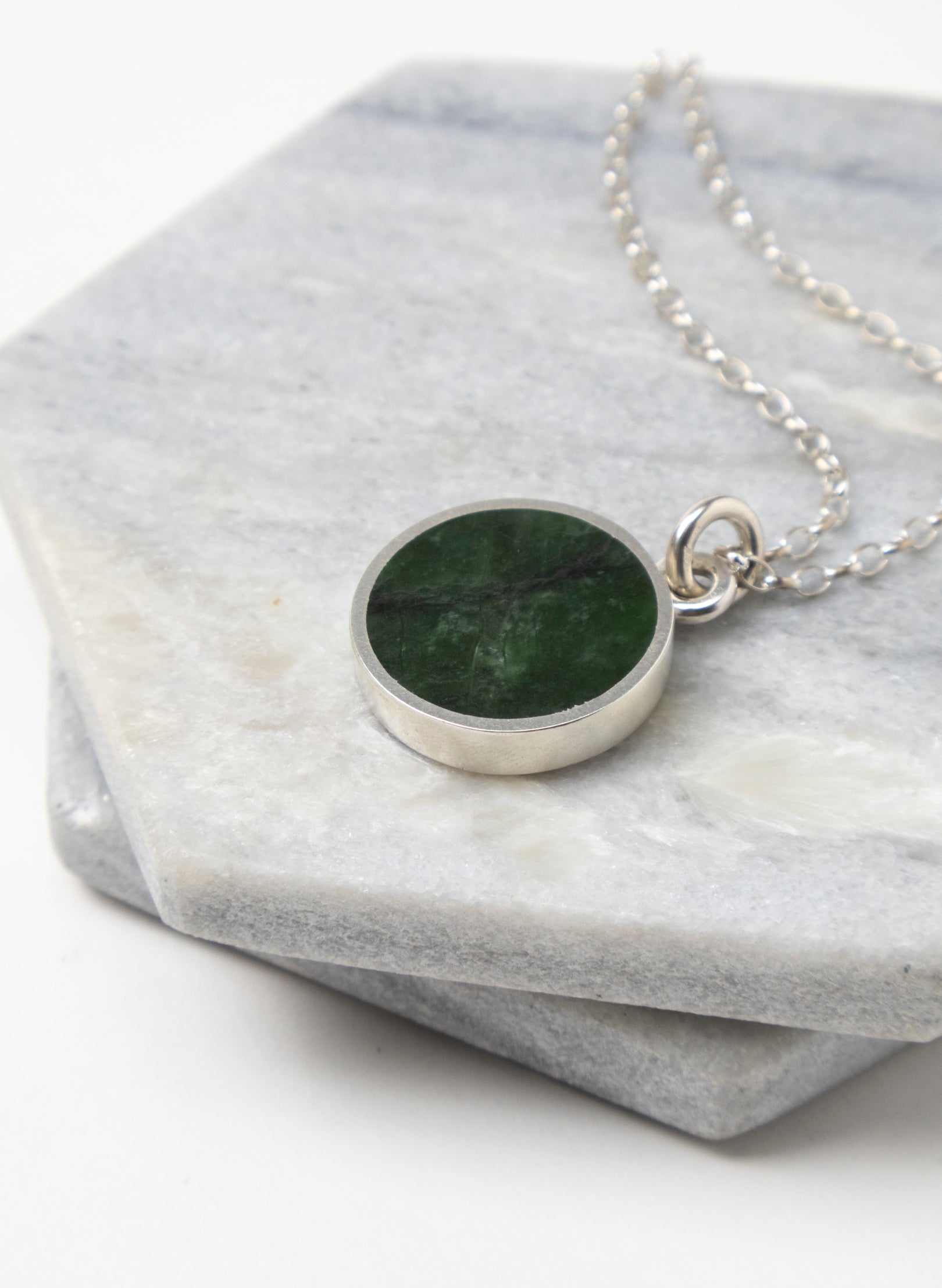 Large Caim Pendant - Pounamu