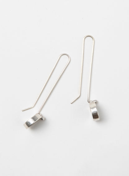 Caim Long Hook Earring - Pounamu