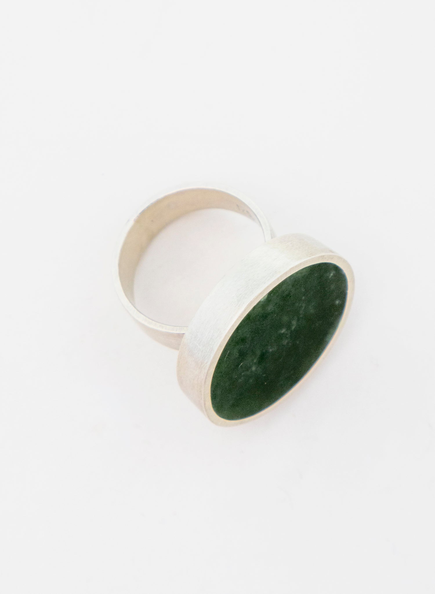 Caim Stirling Silver Pounamu Ring