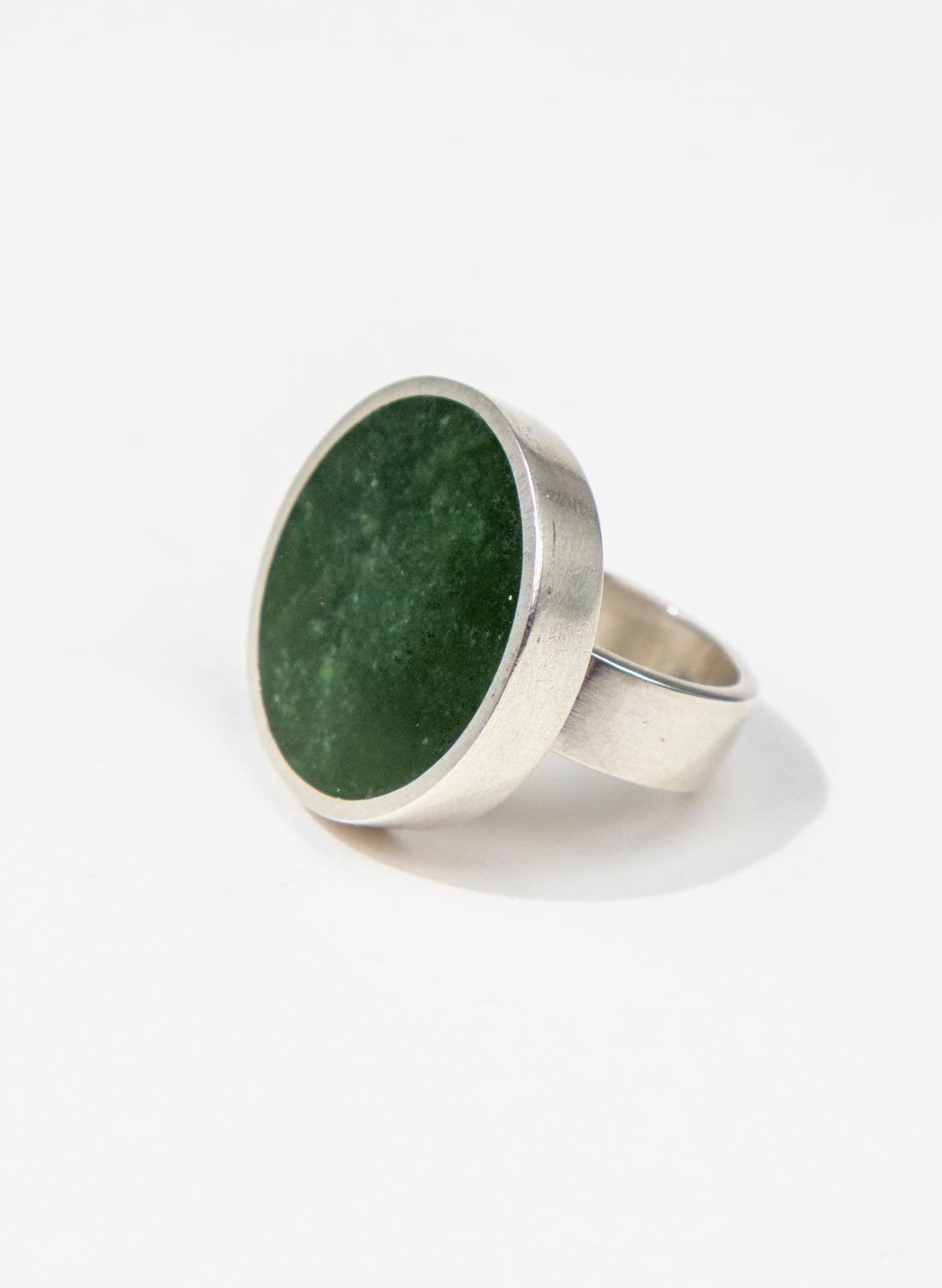 Caim Stirling Silver Pounamu Ring