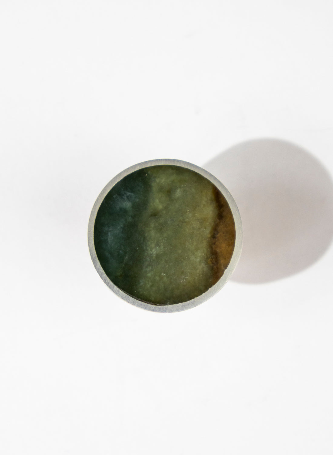 Caim Stirling Silver Pounamu Ring