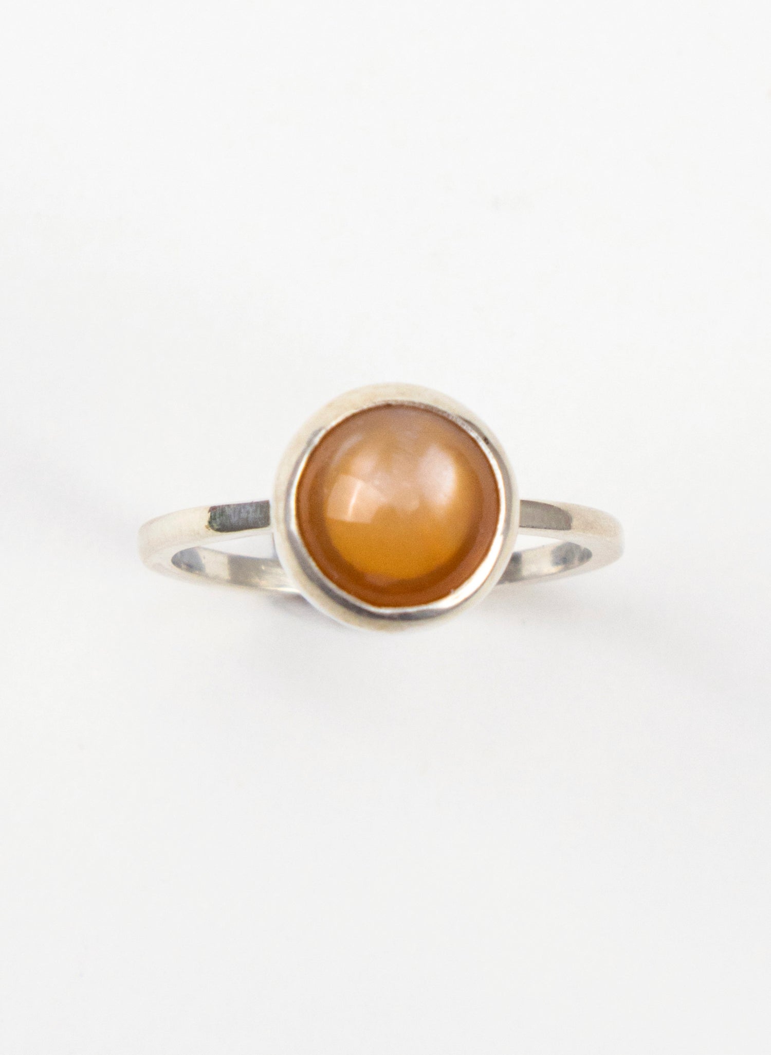 Apricot Moonstone Ring