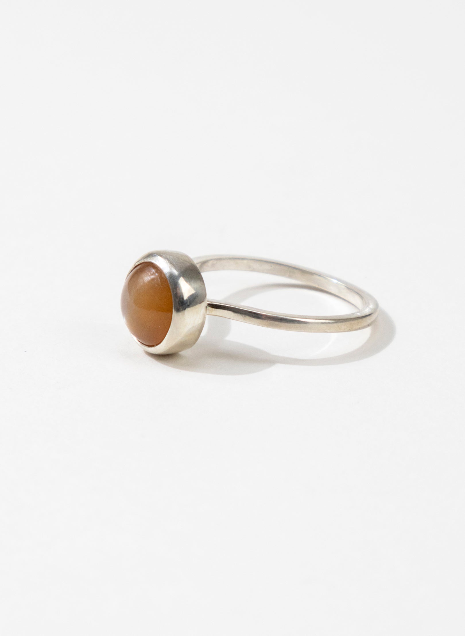 Apricot Moonstone Ring
